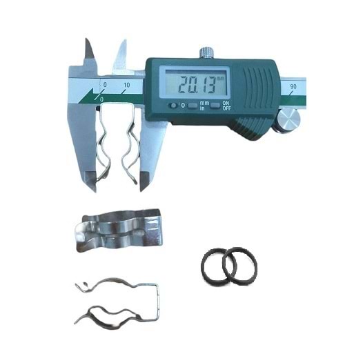 SEKMAN KLİPS SET 12*19MM ECA AIRFELL BY-PASS BAKIR BORU İÇİN 2XSEKMAN