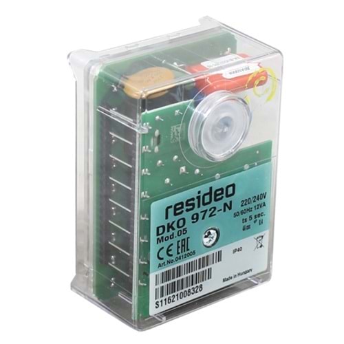 HONEYWELL BURNER CONTROL SATRONIC DKO 972 Mod.05 0412005U