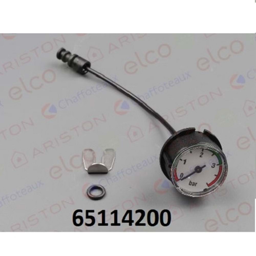 ARISTON ORIGINAL MANOMETRE 0-4 BAR D27MM KPL. CARES