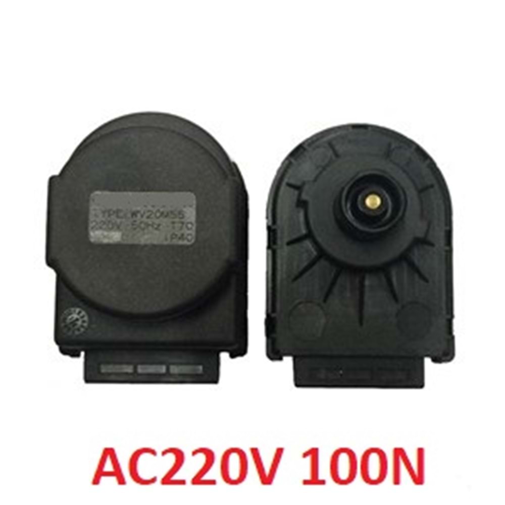 STEP MOTOR GENEROUS AC220V 10MM 100N SİYAH-SİYAH