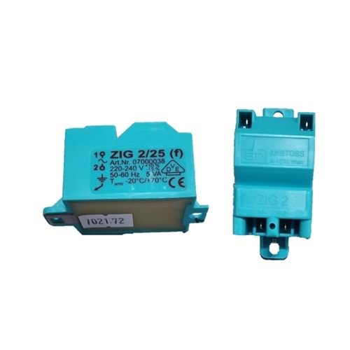 ANSTOSS ZIG 2/25 TRAFO ECA YEŞİL AC230V