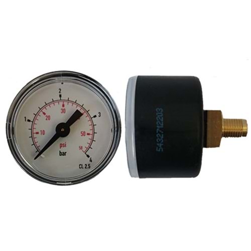 WIKA MANOMETRE ÇAP 38,60MM G1/8 ARKADAN ÇIKIŞLI ALARKO