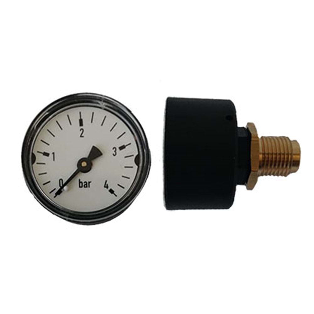 WIKA MANOMETRE TURBOTEC PLUS VİDALI Ø26MM G1/8 ARKA ÇIKIŞLI