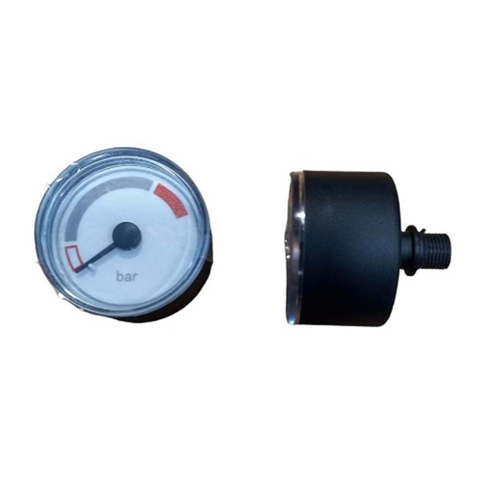 WATTS MANOMETRE ÇAP 40 G1/8 PLASTİK DİŞLİ ARKADAN ÇIKIŞLI ALARKO