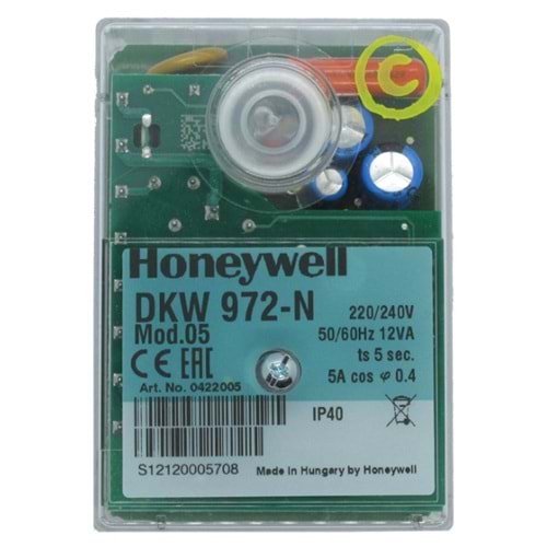 HONEYWELL BURNER CONTROL DKW 972-N MOD.05 0422005U