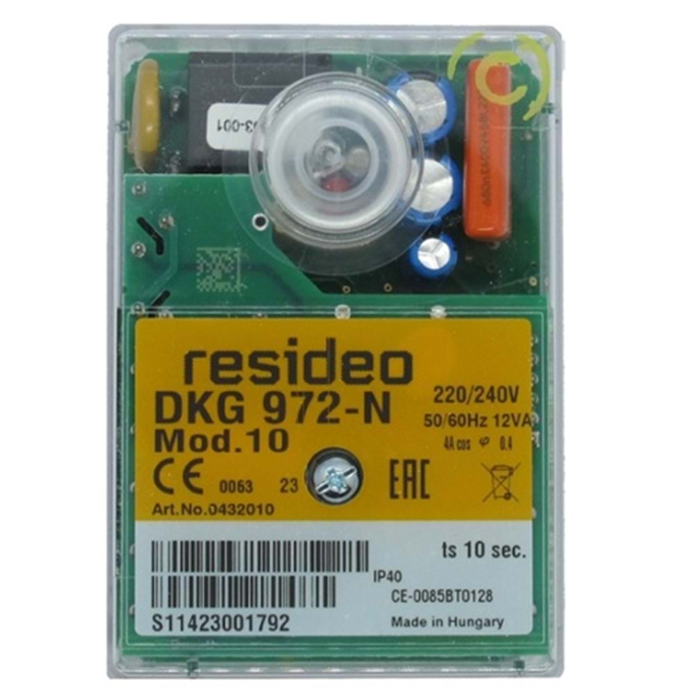 HONEYWELL BURNER CONTROL 0432010U DKG 972-N MOD.10