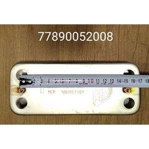 PLAKA EŞANJÖR ZILMET 16 PLAKA ESKİ SERENA ECA UNO CONFEO 17B1901626 148 MM