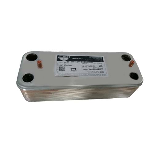 PLAKA EŞANJÖR ZILMET 18 PLAKA BAYMAK - BAXI LUNA 3 BAYMAK 17ST071800 156,50 MM