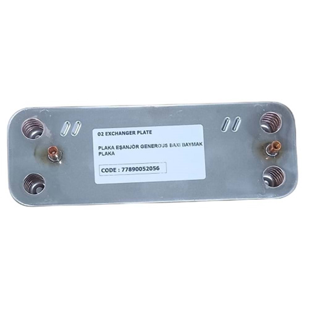 PLAKA EŞANJÖR GENEROUS BAXI LUNA 3 BAYMAK 12 PLAKA 156,50MM