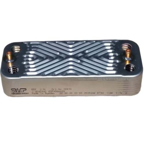 PLAKA EŞANJÖR SWEP 12 PLAKA ECO5 LUNA5 AIRFEL YENI NESIL ENERJI VERIMLI 160MM