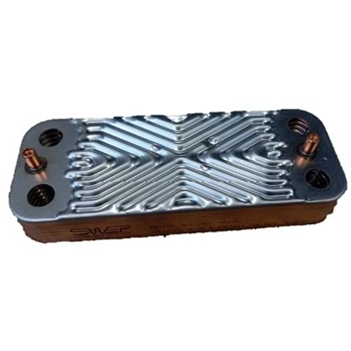 PLAKA EŞANJÖR SWEP 10 PLAKA ECO5 LUNA5 AIRFEL WARMHOUSE YENI NESIL ENERJI VERIMLI 160MM