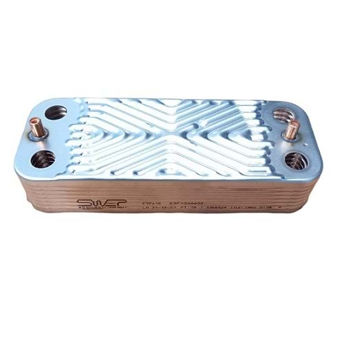 PLAKA EŞANJÖR SWEP 16 PLAKA ECO5-LUNA5 AIRFEL YENI NESIL ENERJI VERIMLI 160MM