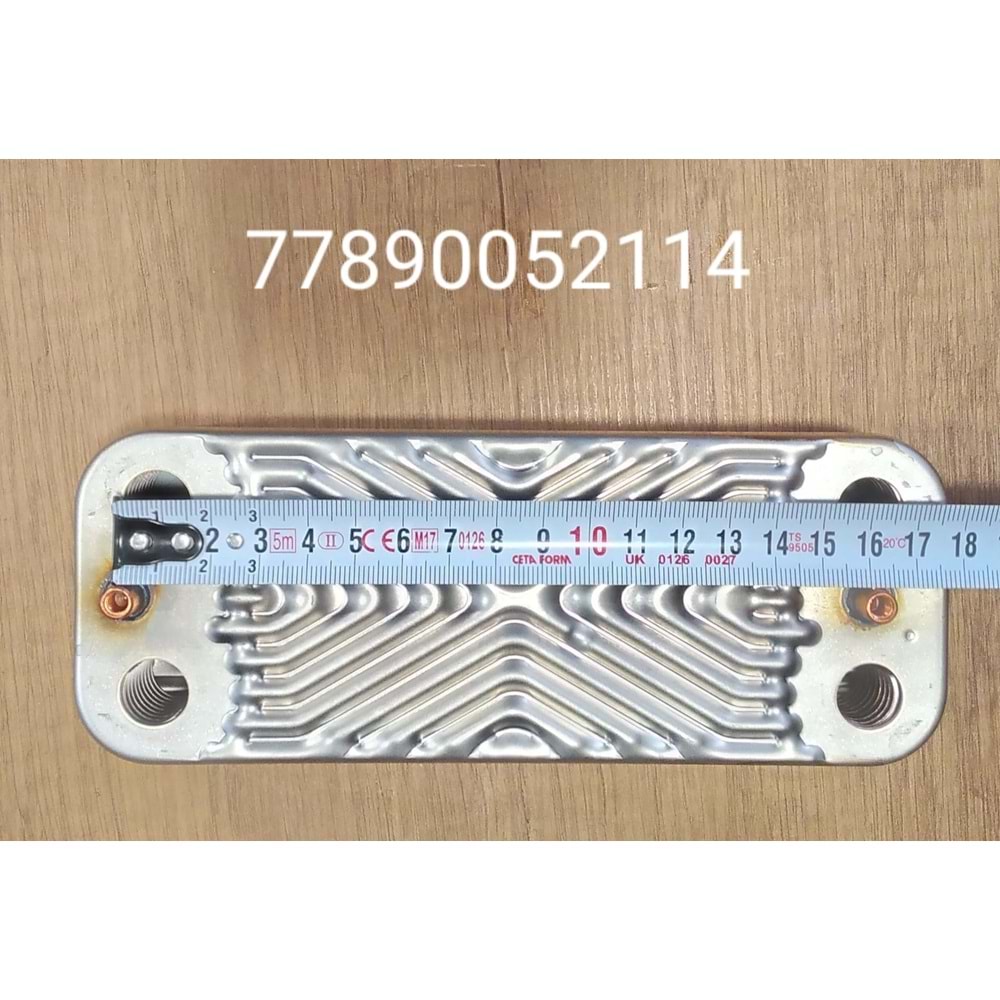 PLAKA EŞANJÖR SWEP 20 PLAKA ECO5-LUNA5 AIRFEL YENI NESIL ENERJI VERIMLI 160MM