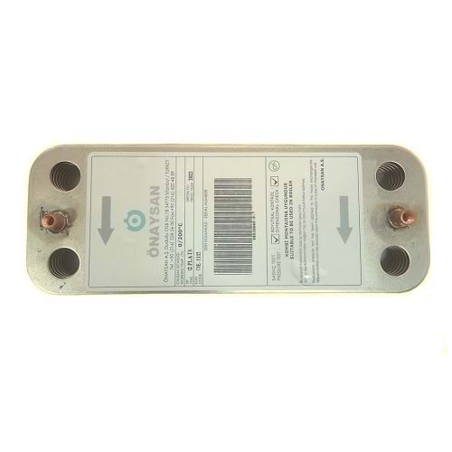 PLAKA EŞANJÖR ÖNAYSAN 16 PLAKA YENİ SERENA VIESSMANN 154 MM