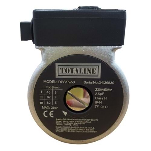 POMPA MOTOR TOTALINE WILO TYPE DPS 15/50 MOTOR 82W