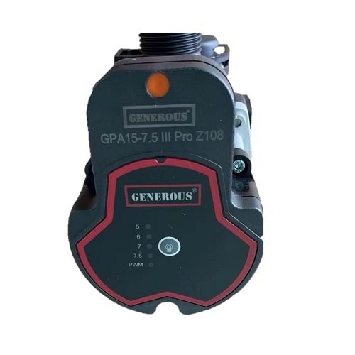 SİRKÜLASYON POMPASI GENEROUS FREKANS KONTROLLÜ ERP UPM GPA15-7.5III PRO Z108 MAX.60W GRUNDFOS UYUMLU