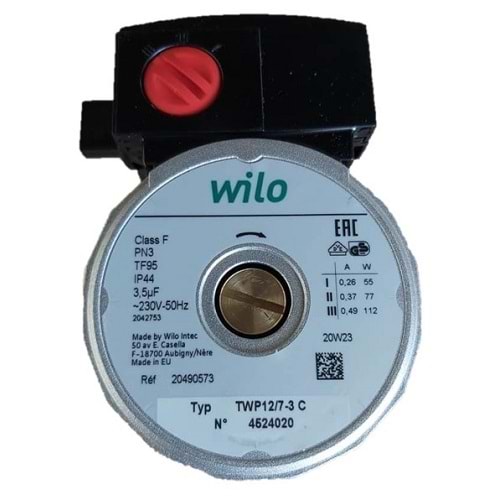 WILO 112W POMPA MOTOR STATOR TWP 12/7 -3 C 112 W