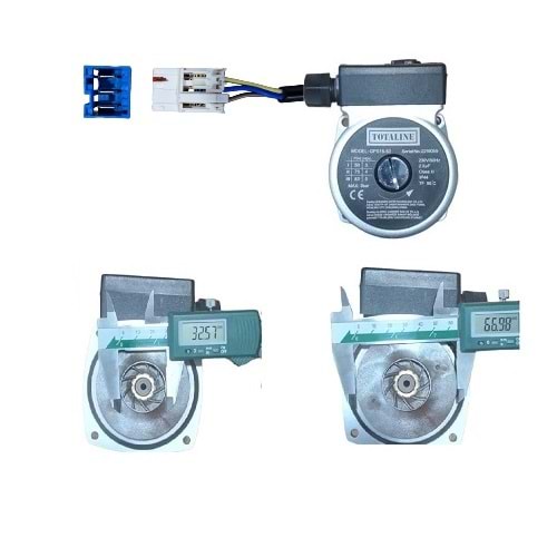 MOTOR VAILLANT CONDENS GRUNDFOS TYPE 3 PIN KABLO POMPA MOTOR TOTALINE GPS 15/50 MOTOR 82W