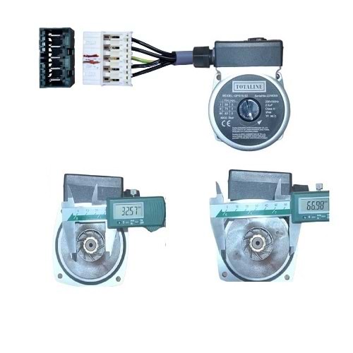 MOTOR VAILLANT CONDENS GRUNDFOS TYPE 5 PIN DATA KABLO POMPA MOTOR TOTALINE GPS 15/50 MOTOR 82W