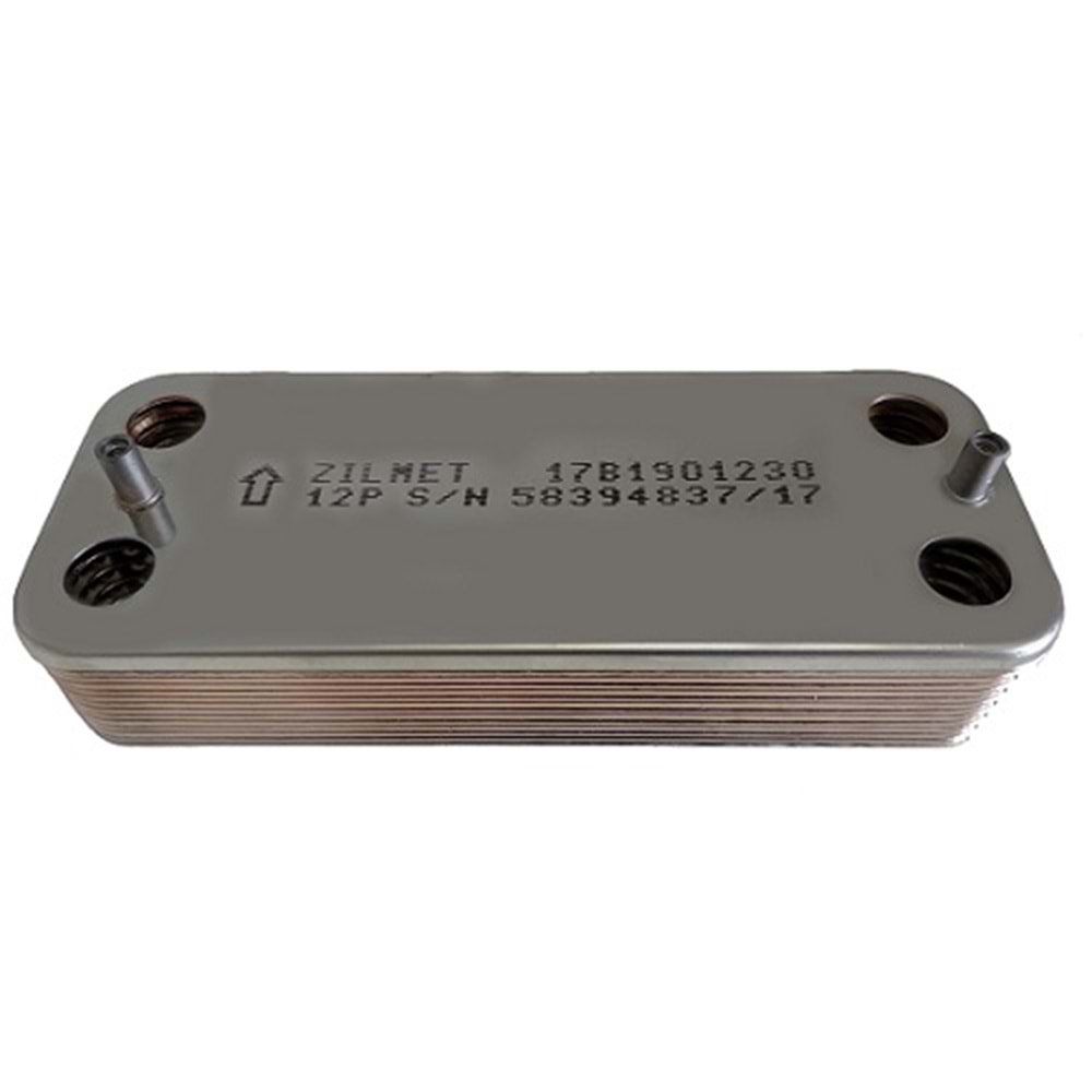 PLAKA EŞANJÖR ZILMET 12 PLAKA AIRFEL ECO5 LUNA5 17B1901230 160 MM