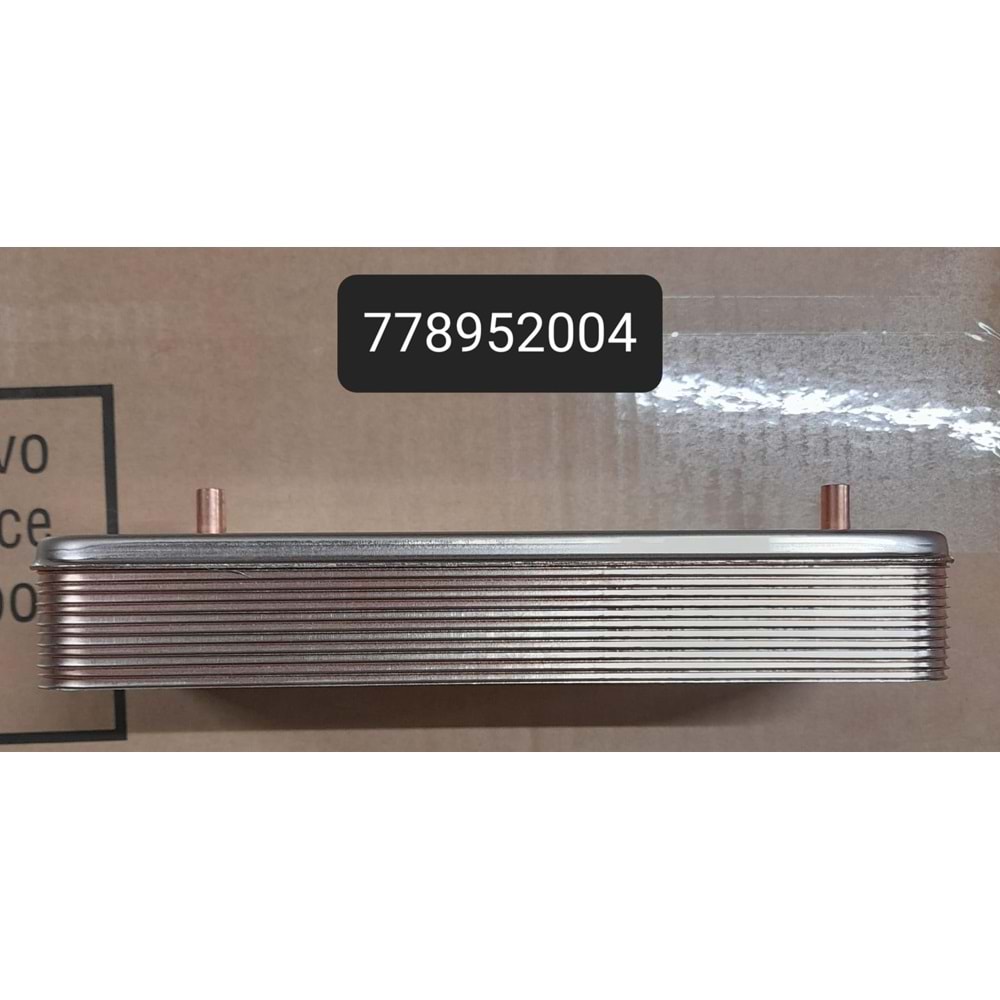 PLAKA EŞANJÖR ZILMET 12 PLAKA BAYMAK BAXI LUNA 3 17ST071200 156,50 MM