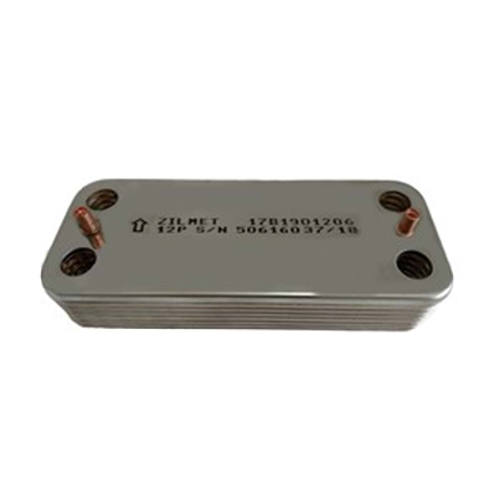PLAKA EŞANJÖR ZILMET 12 PLAKA VIESSMAN 1D YENİ SERENA 17B1901224 154 MM