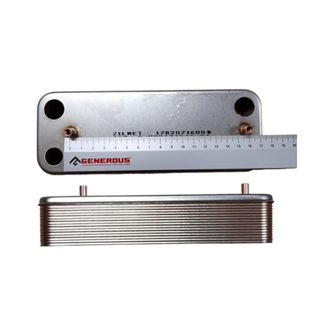 PLAKA EŞANJÖR ZILMET 16 PLAKA BAYMAK BAXI LUNA 3 17B2071600 156,50 MM