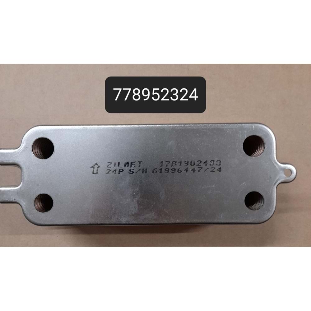 PLAKA EŞANJÖR ZILMET BOSCH VIESSMANN 24 PLAKA