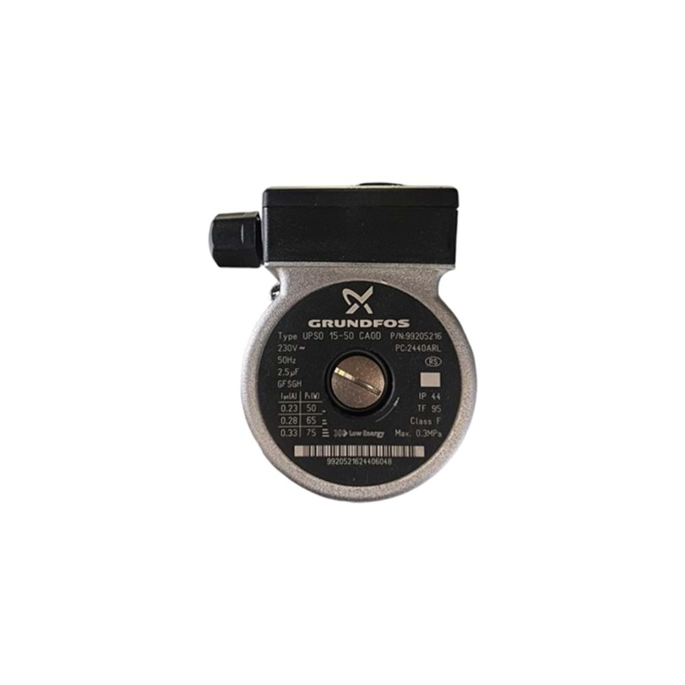 GRUNDFOS SİRKÜLASYON POMPASI UPS 15-50 CAOD 75W 3 DEVİR KLEMENS